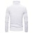 Turtle Neck Knitted Slim Fit Sweater, Men's Casual Warm Solid High Stretch Pullover Sweater For Fall Winter