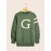 Men's ''G'' Pattern Sweater, Warm Trendy Knit Pullover